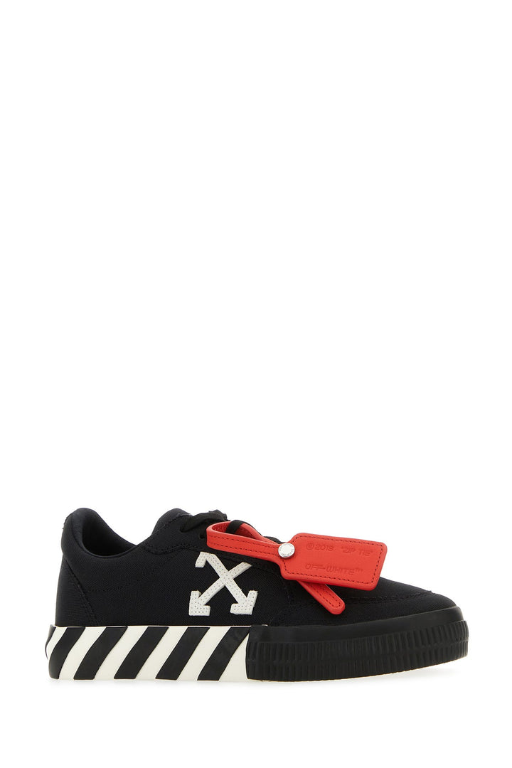 Black canvas Low Vulcanized sneakers