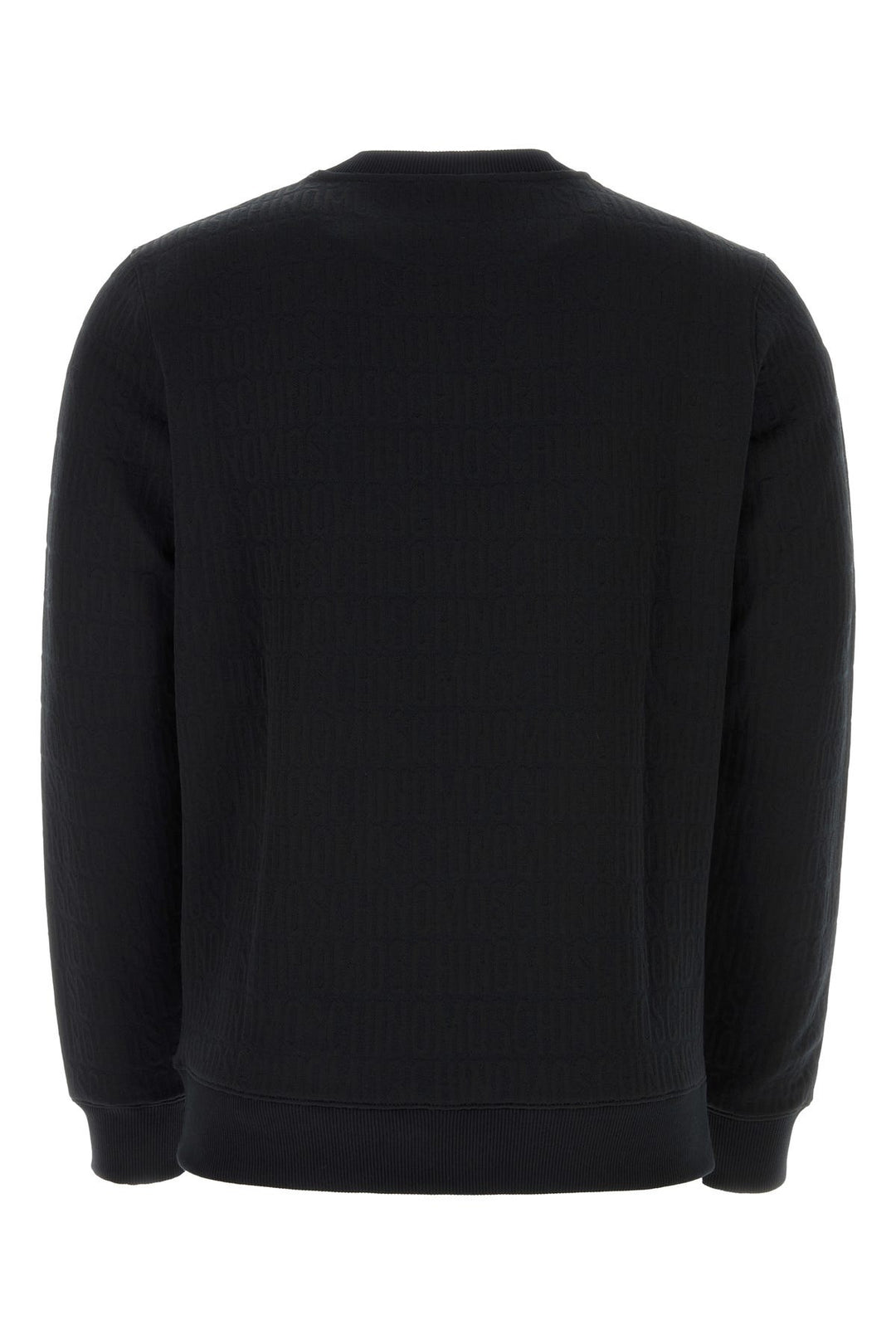 Black polyester blend sweatshirt