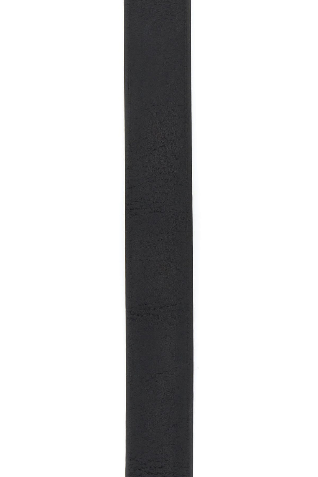 Black leather belt