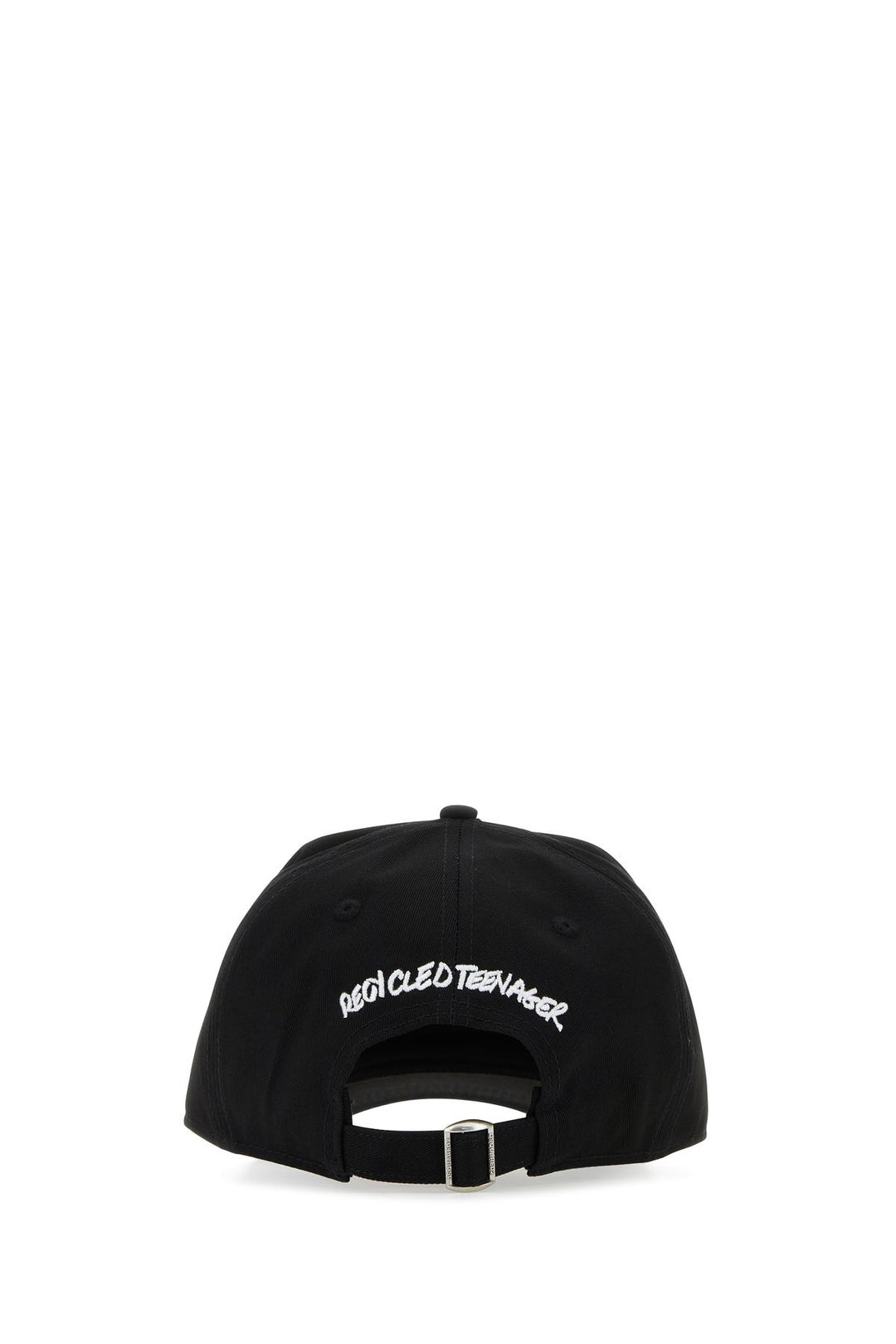 Black cotton baseball cap