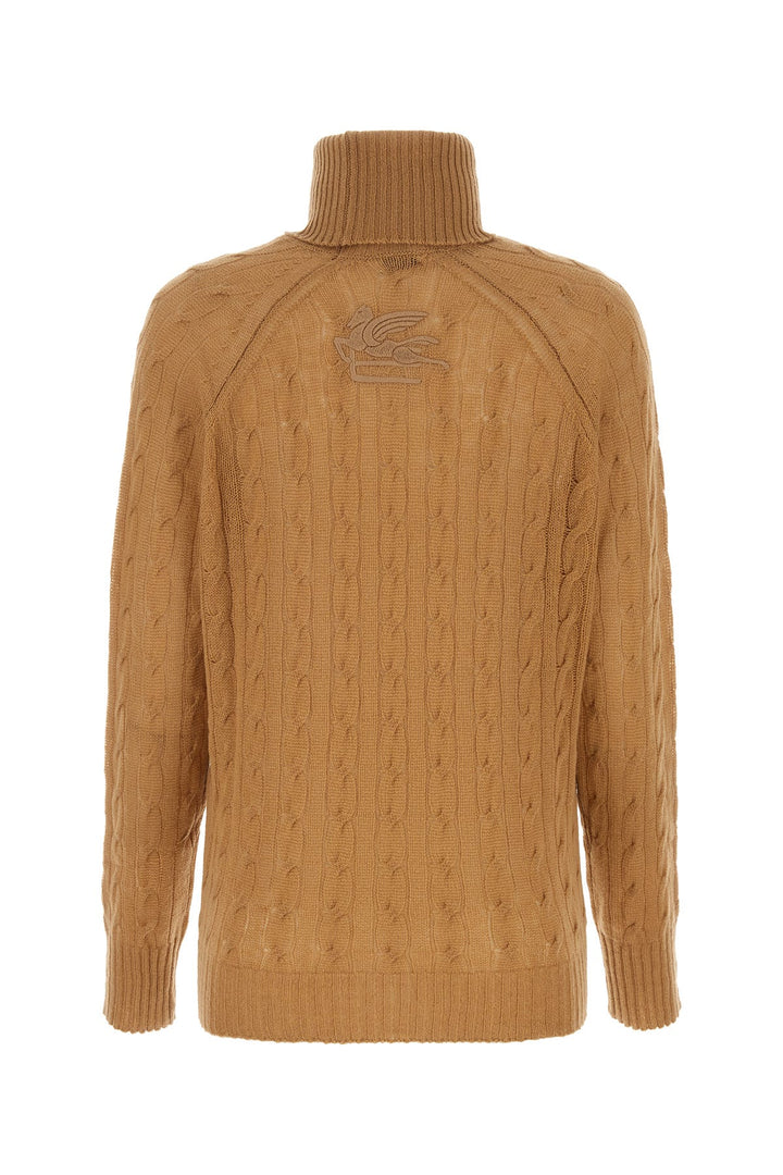 Biscuit cashmere sweater