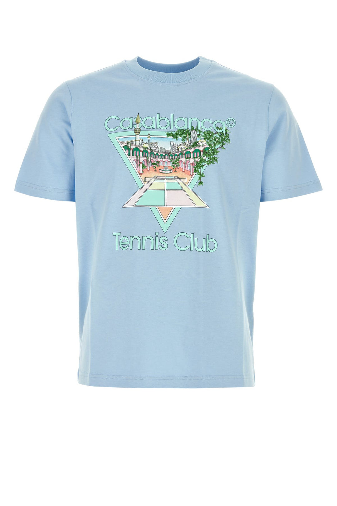 Light blue cotton t-shirt