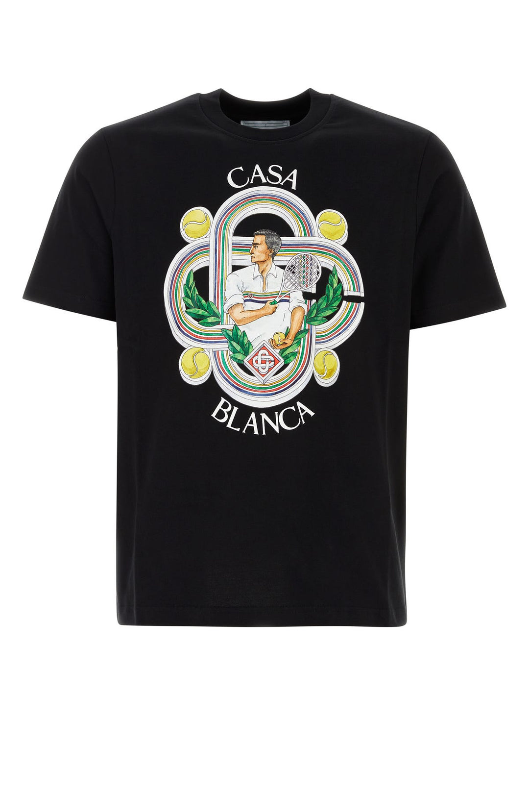 Black cotton t-shirt
