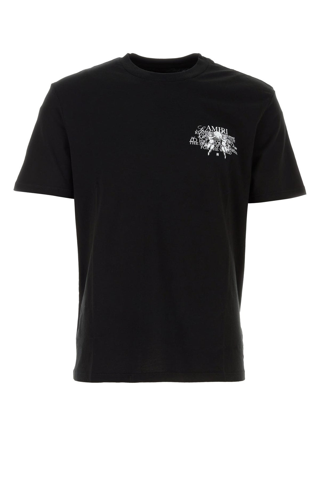 Black cotton t-shirt