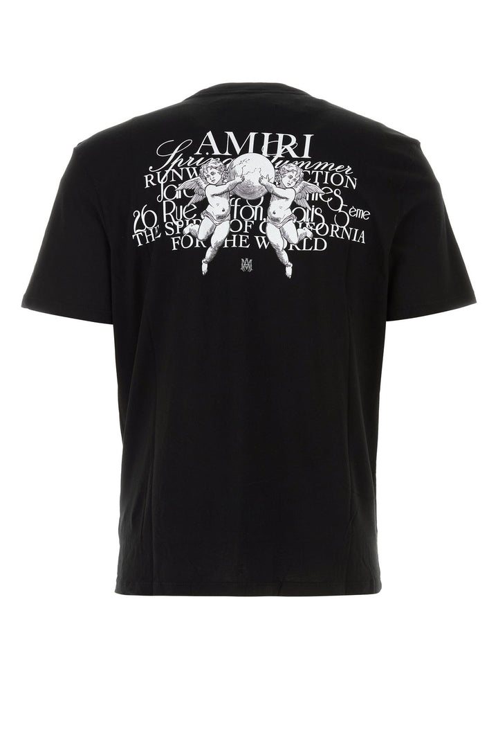 Black cotton t-shirt