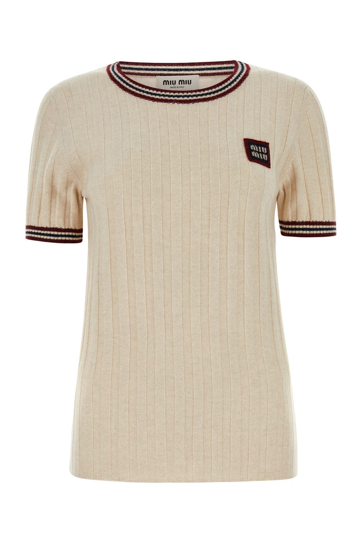 Sand cashmere sweater