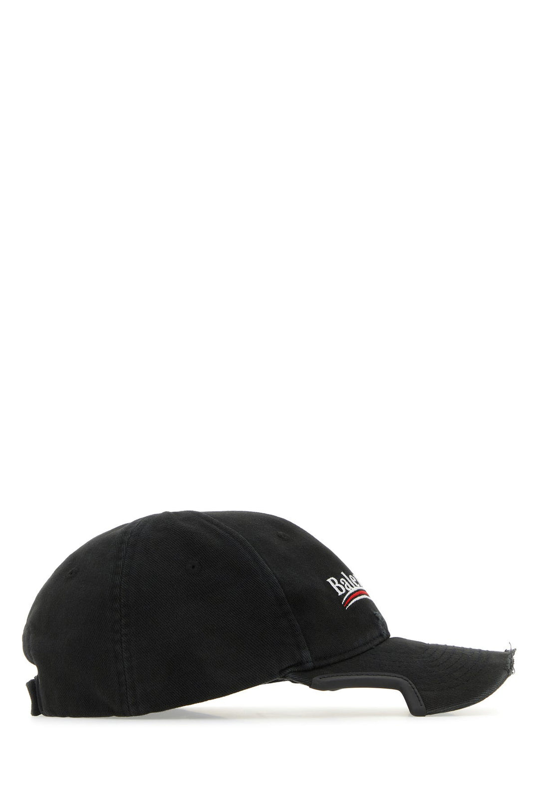 Black cotton baseball cap