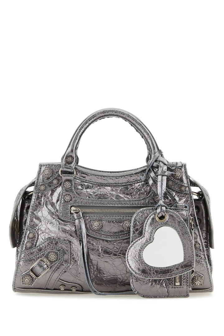 Silver nappa leather Neo Cagole XS handbag