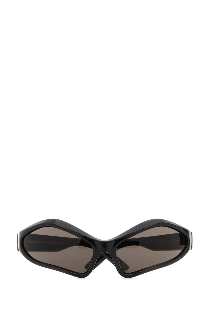 Black acetate Fennec Oval sunglasses
