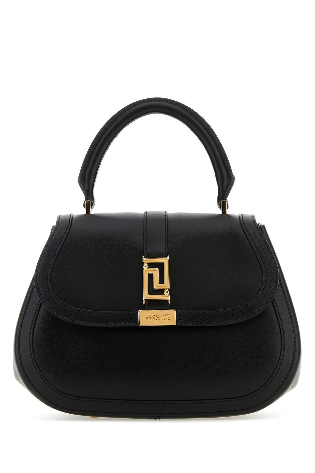 Back leather Greca Goddess handbag