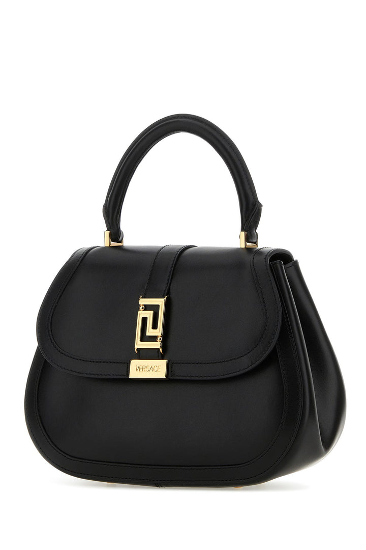 Back leather Greca Goddess handbag