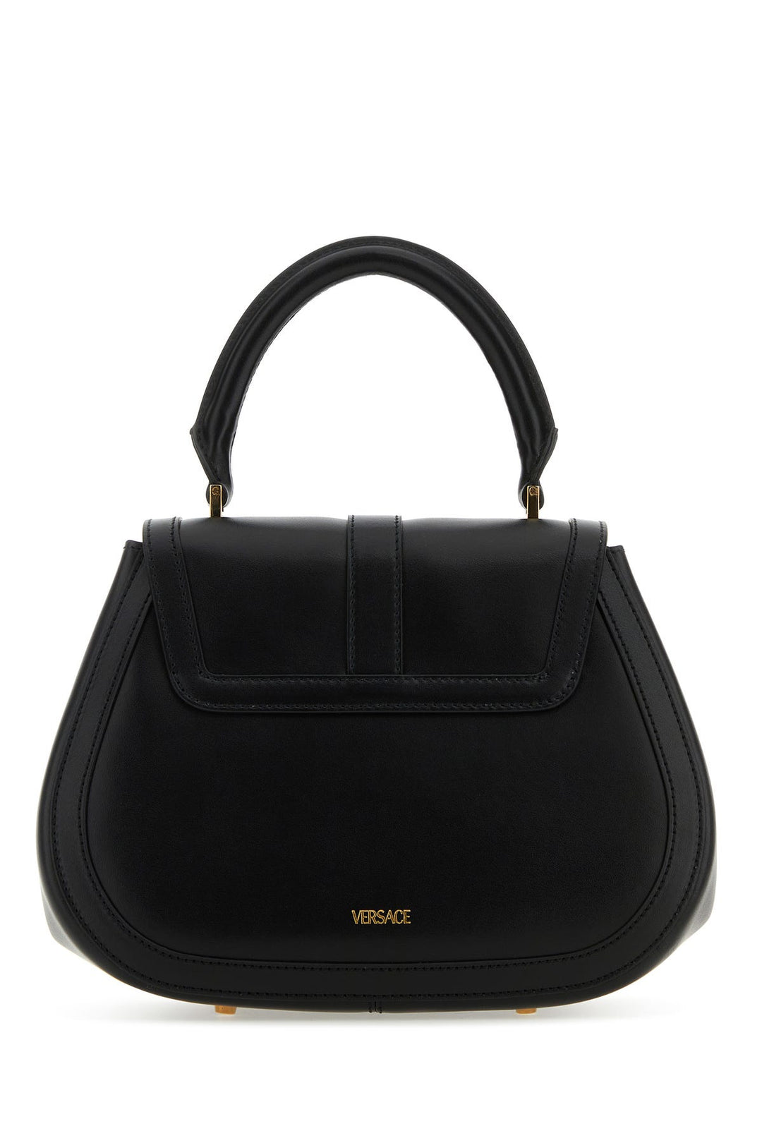 Back leather Greca Goddess handbag
