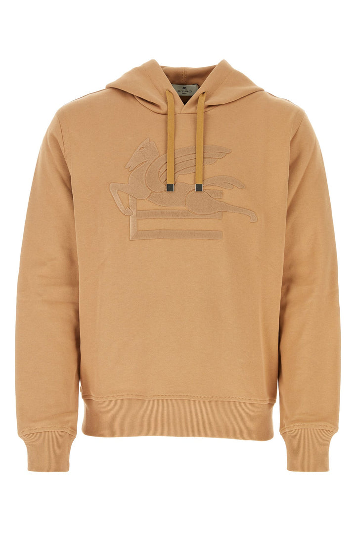 Camel cotton sweatshirt