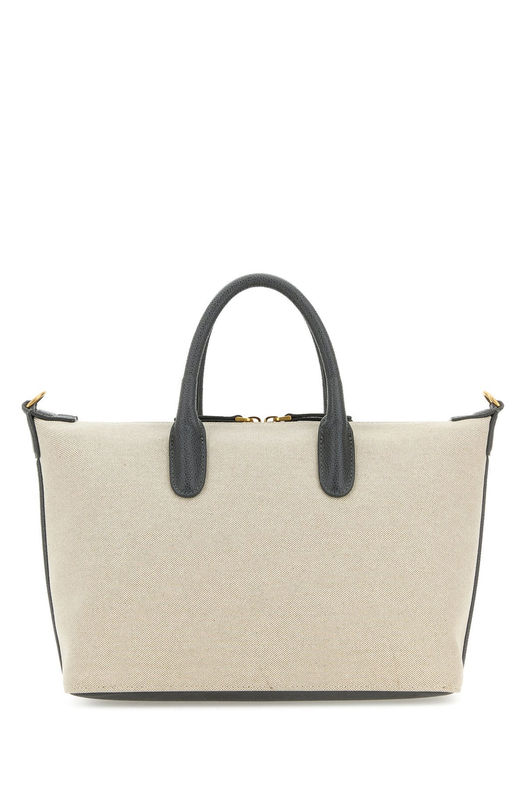 Sand canvas Duffle small handbag