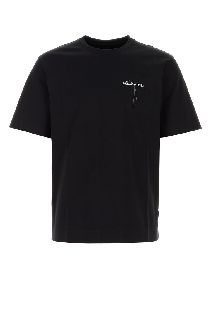 Black cotton t-shirt