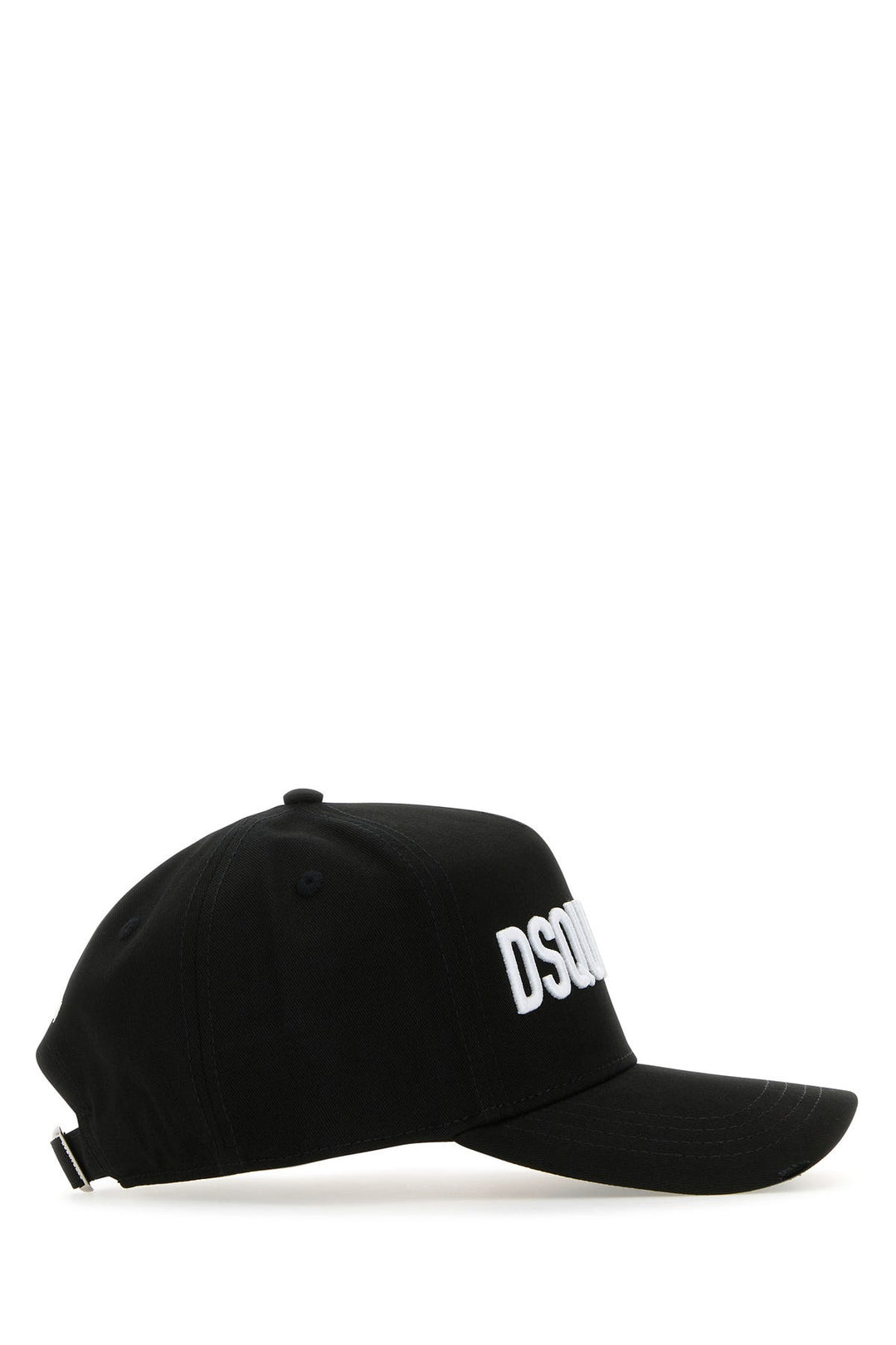 Black cotton baseball cap