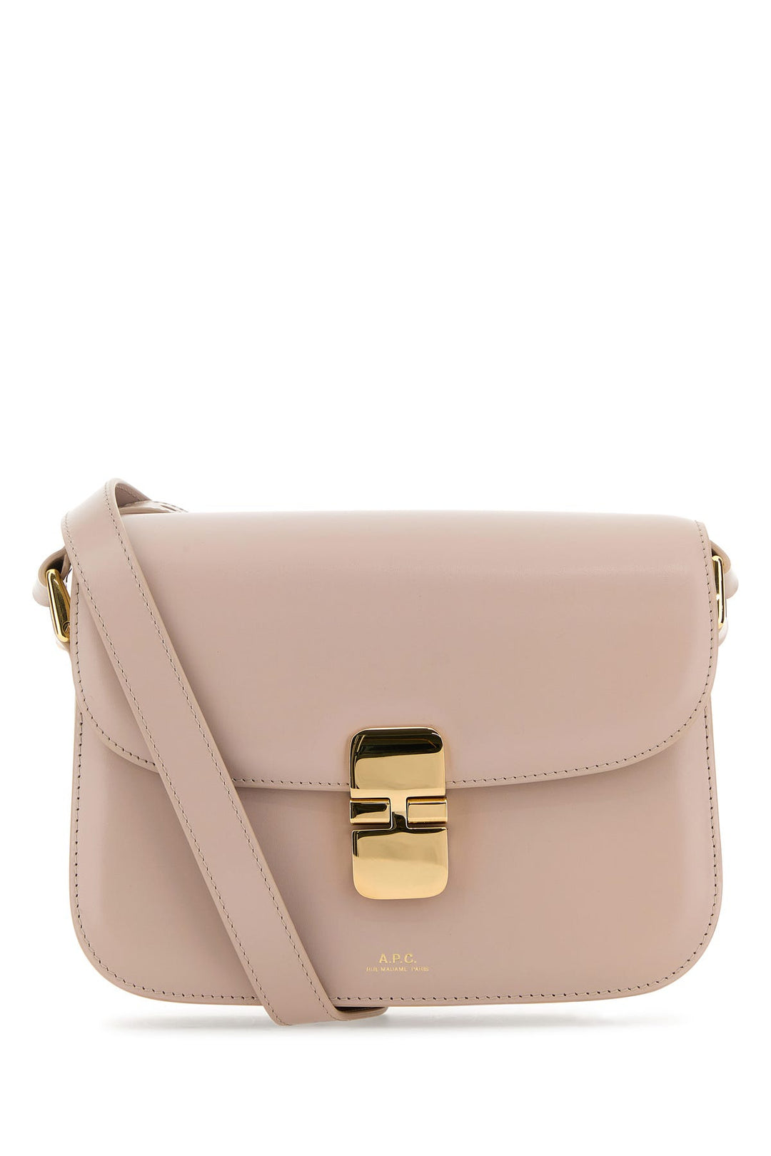 Antiqued pink leather small Grace crossbody bag