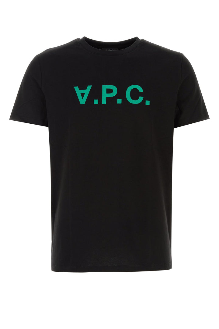 Black cotton VPC t-shirt