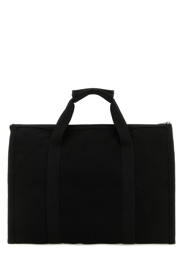 Black canvas Recuperation shopping bag