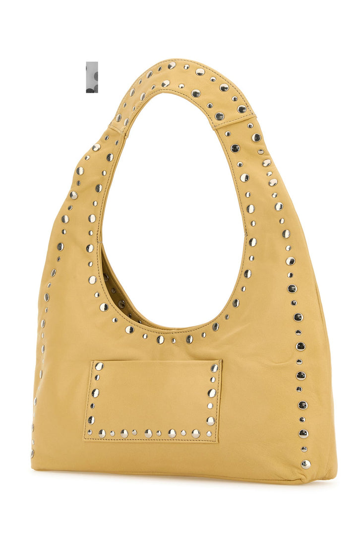 Yellow leather Franca shoulder bag