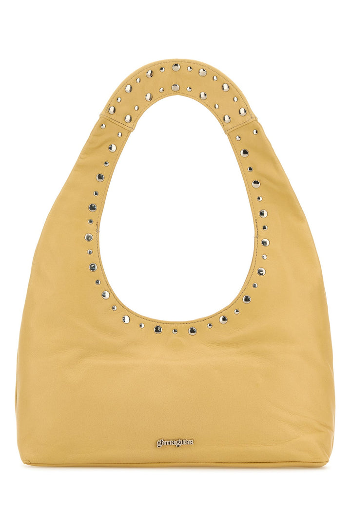 Yellow leather Franca shoulder bag