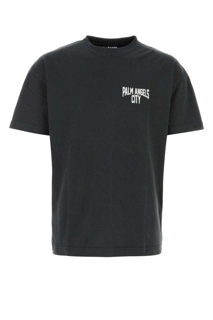 Anthracite cotton t-shirt