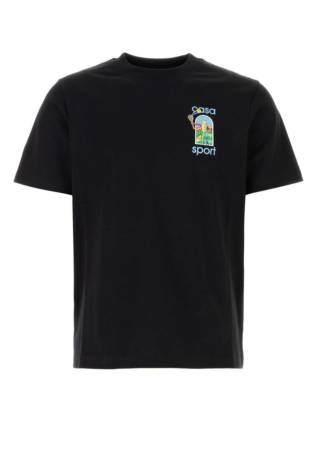 Black cotton t-shirt