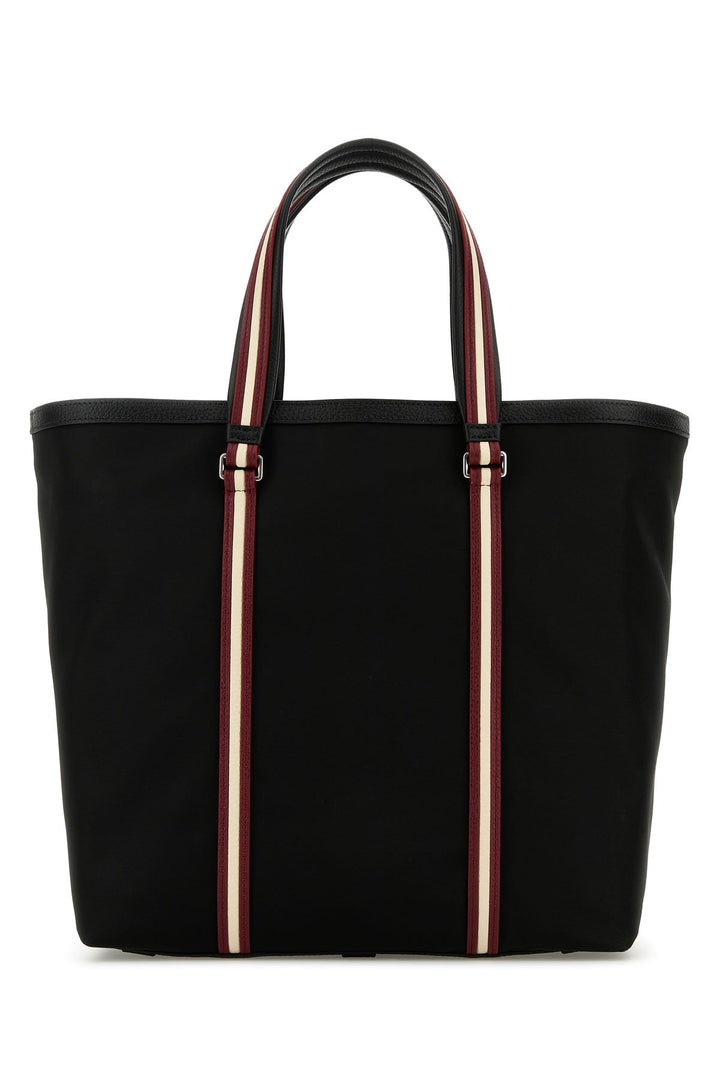 Black canvas Code shopping bag