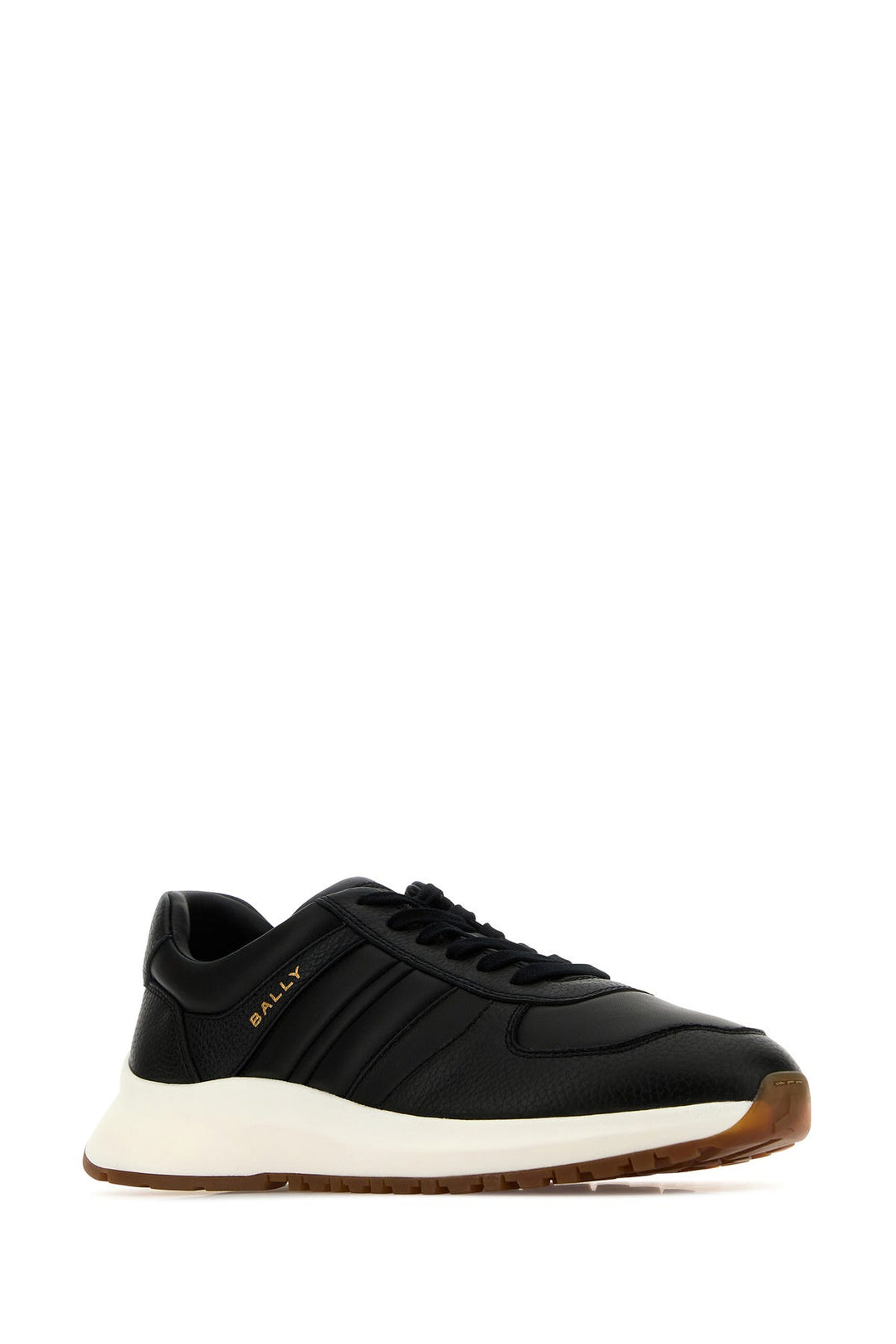 Black leather Darsyl sneakers