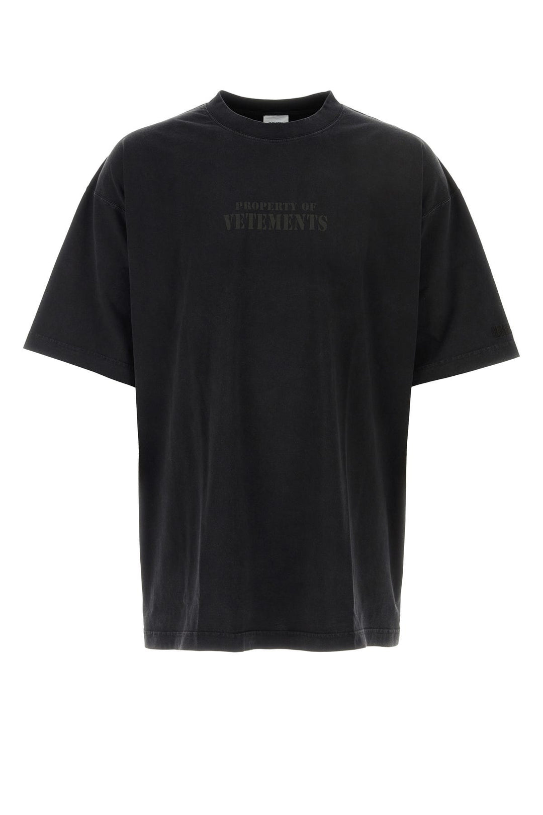 Slate cotton oversize t-shirt