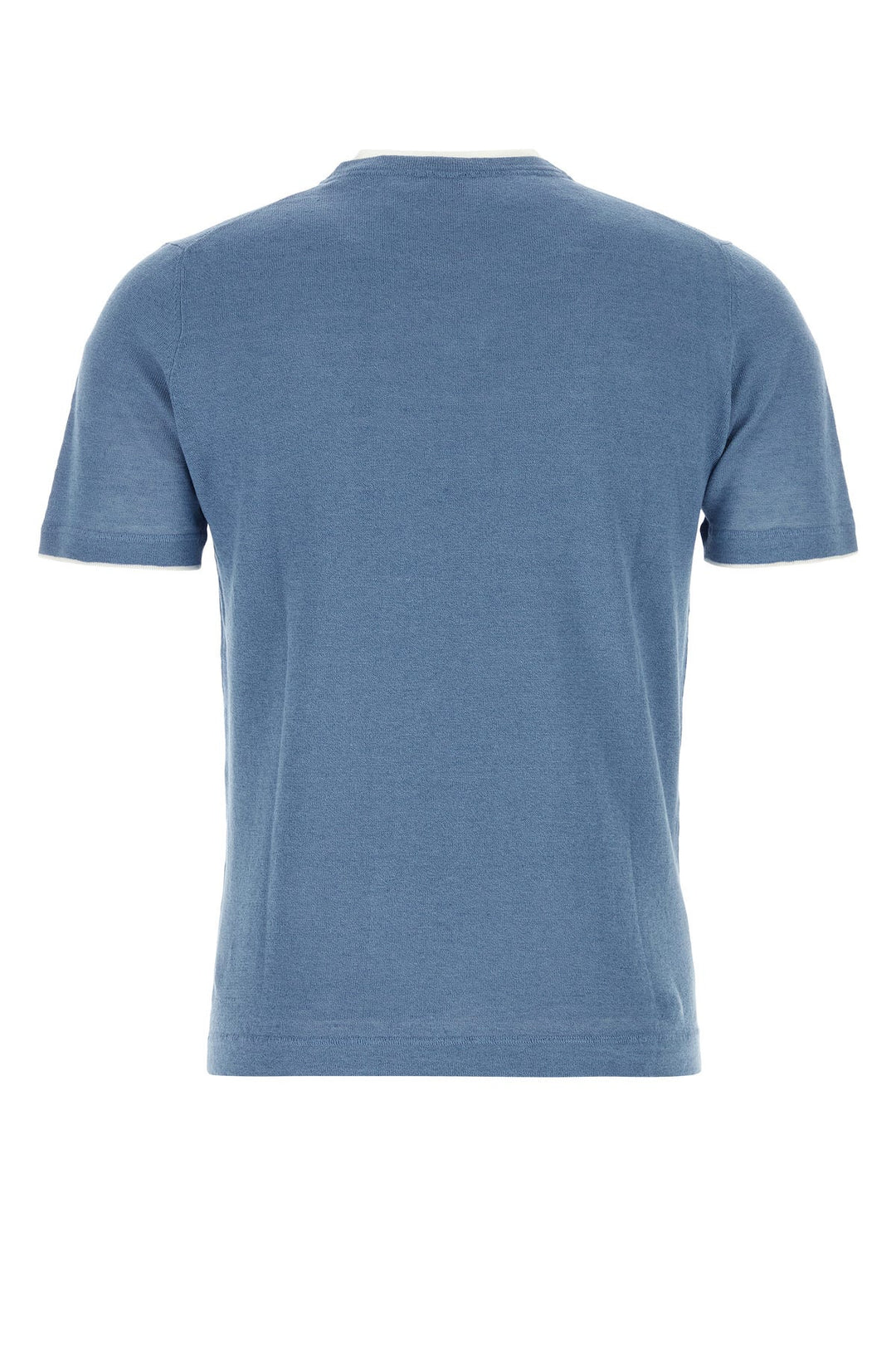 Air Force blue linen blend Fox t-shirt