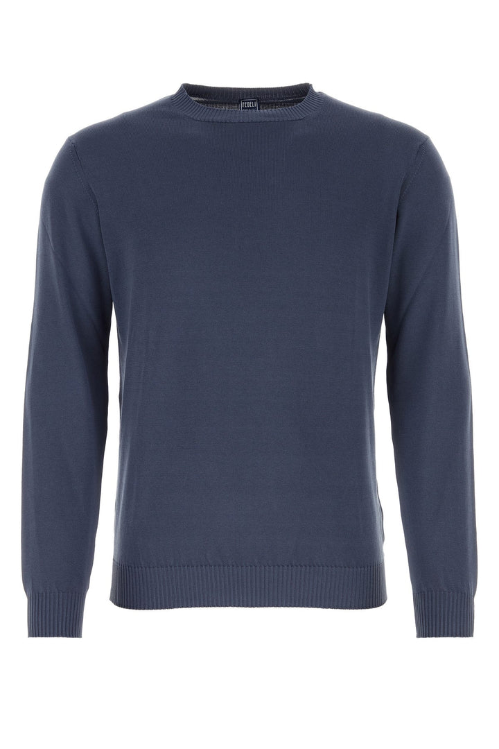 Air Force blue cotton sweater