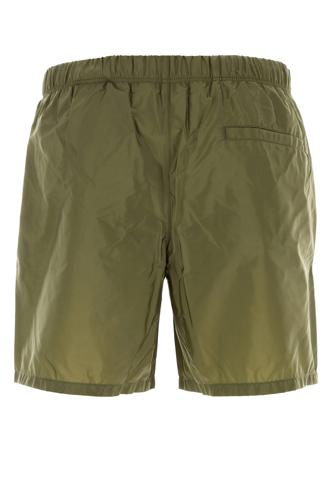 Army green Re-Nylon swimming shorts