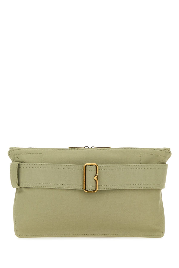 Sage green canvas Trench belt bag