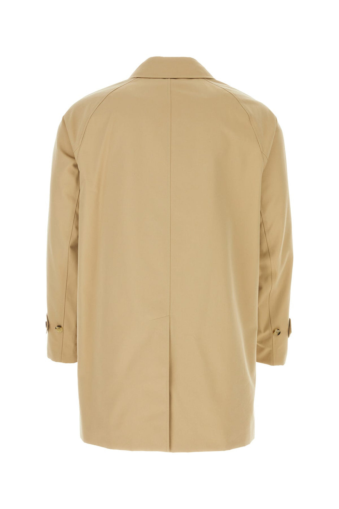 Beige gabardine overcoat