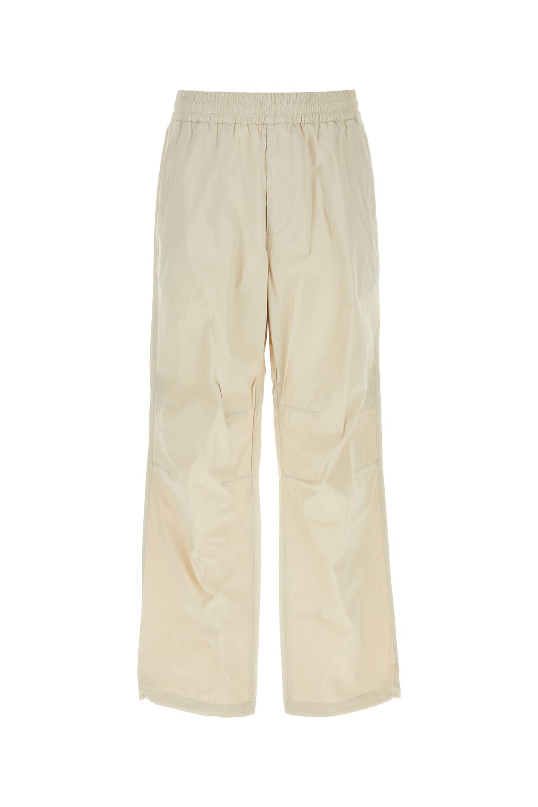 Sand cotton blend pant