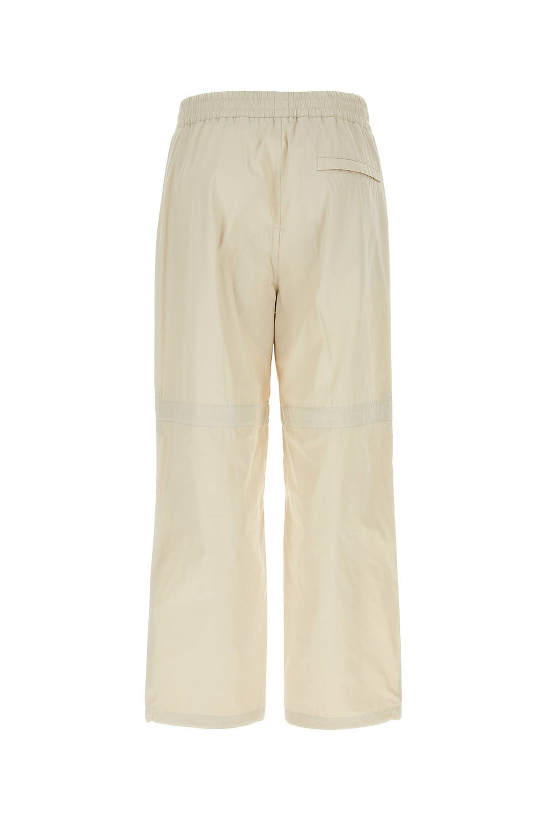 Sand cotton blend pant