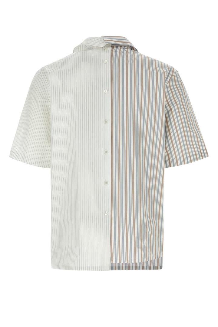 Embroidered poplin shirt