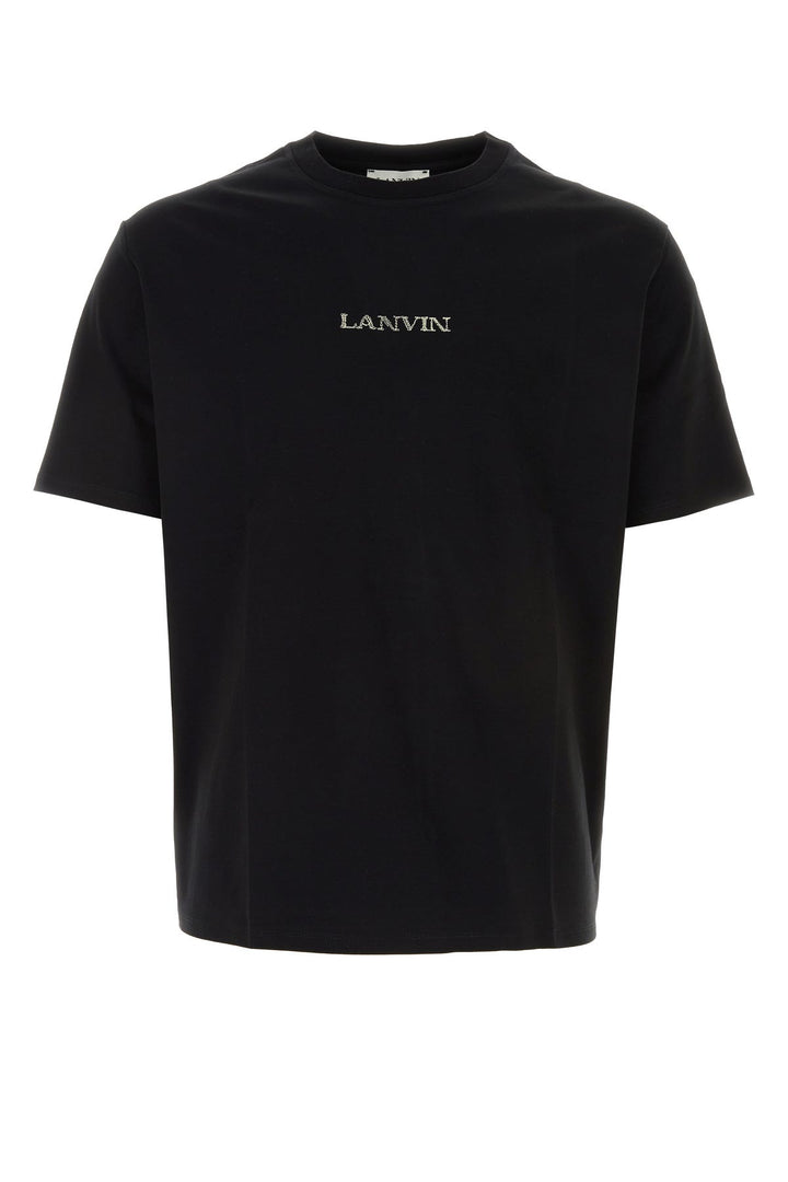 Black cotton t-shirt