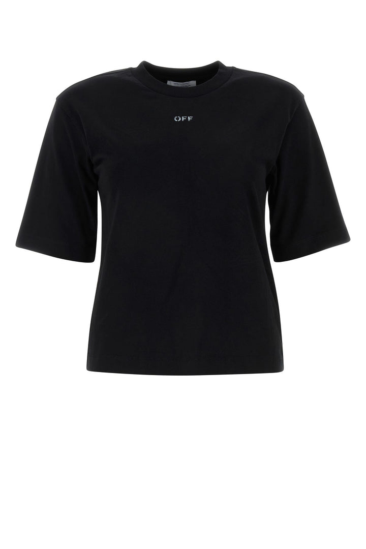 Black cotton t-shirt