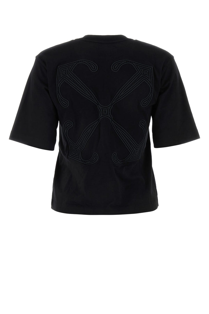 Black cotton t-shirt