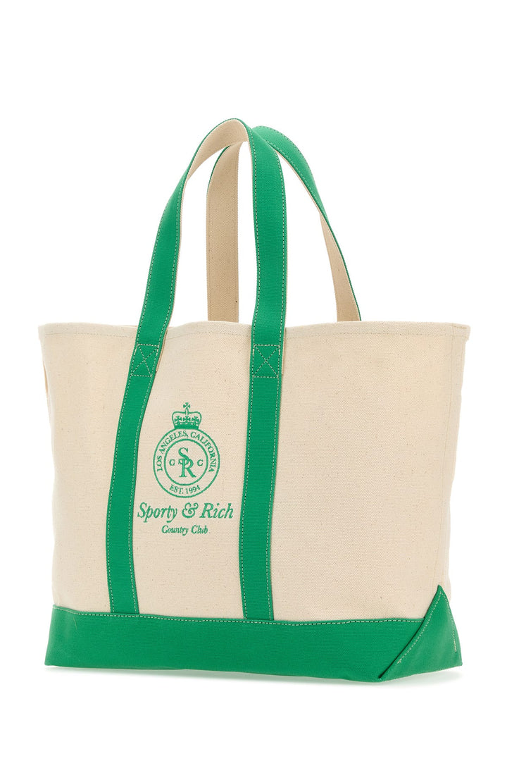 Sand canvas shopping bag