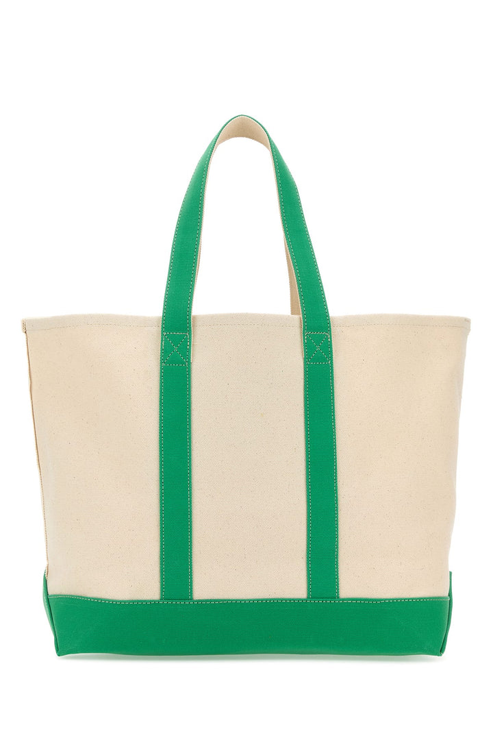 Sand canvas shopping bag