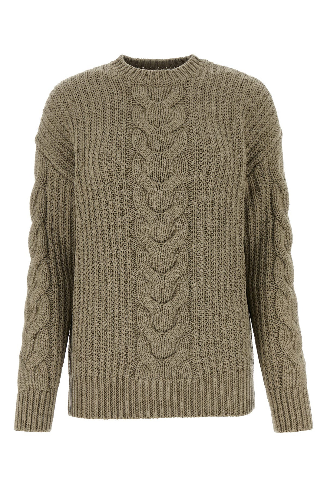 Sage green cotton Acciaio sweater