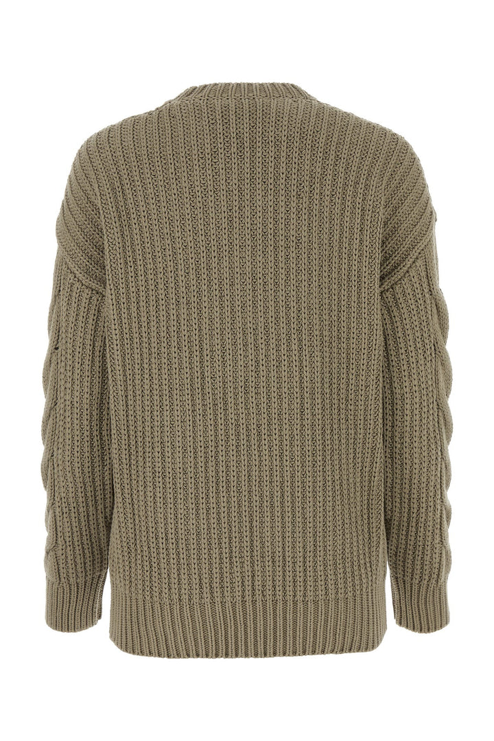 Sage green cotton Acciaio sweater