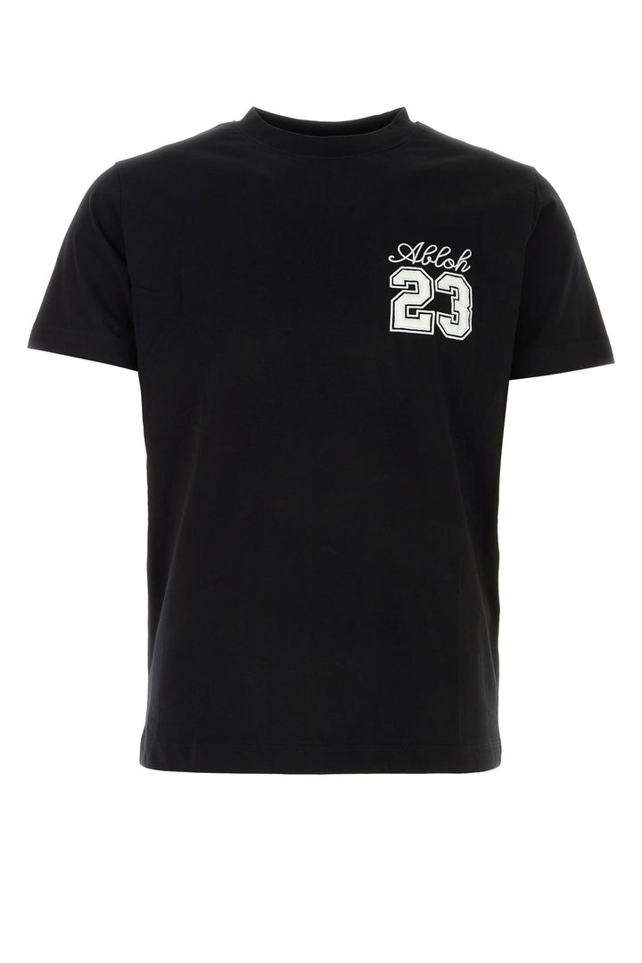 Black cotton t-shirt