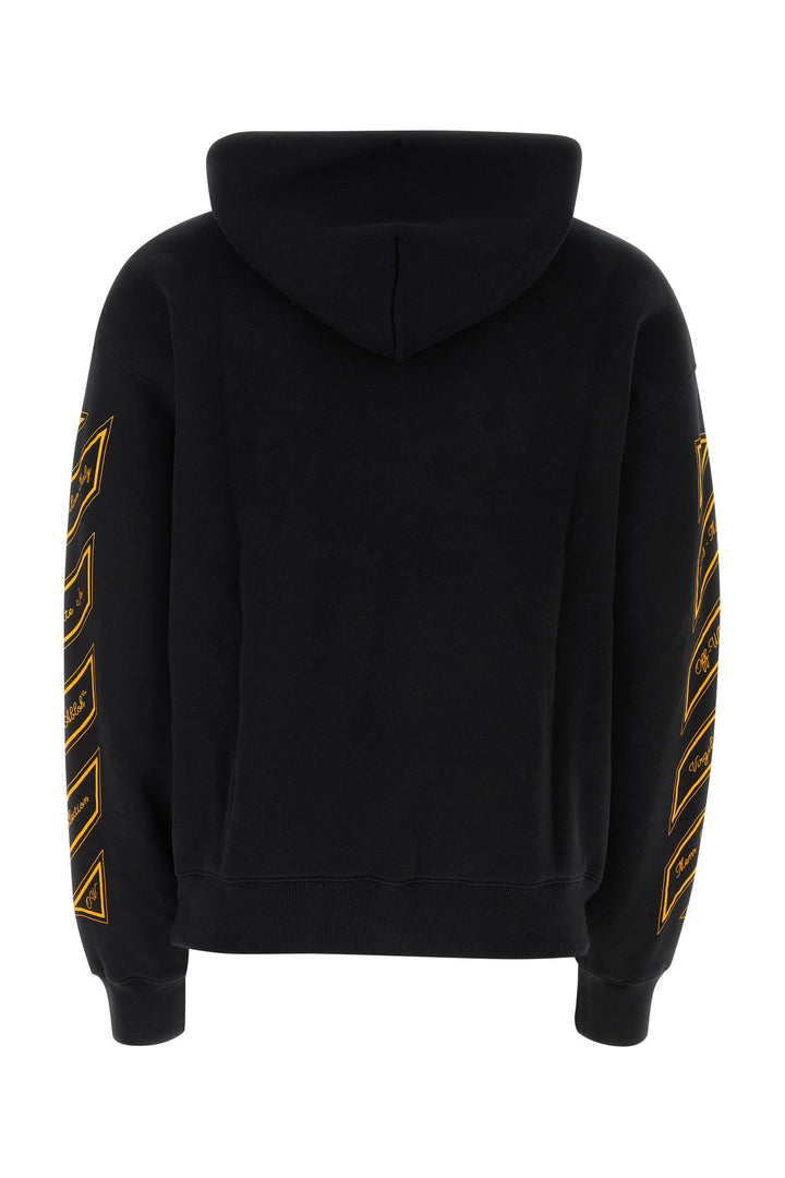 Black cotton sweatshirt