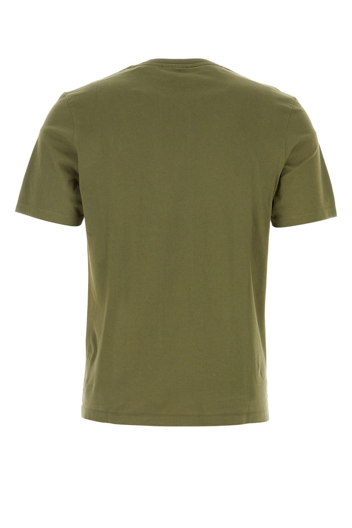 Army green cotton t-shirt
