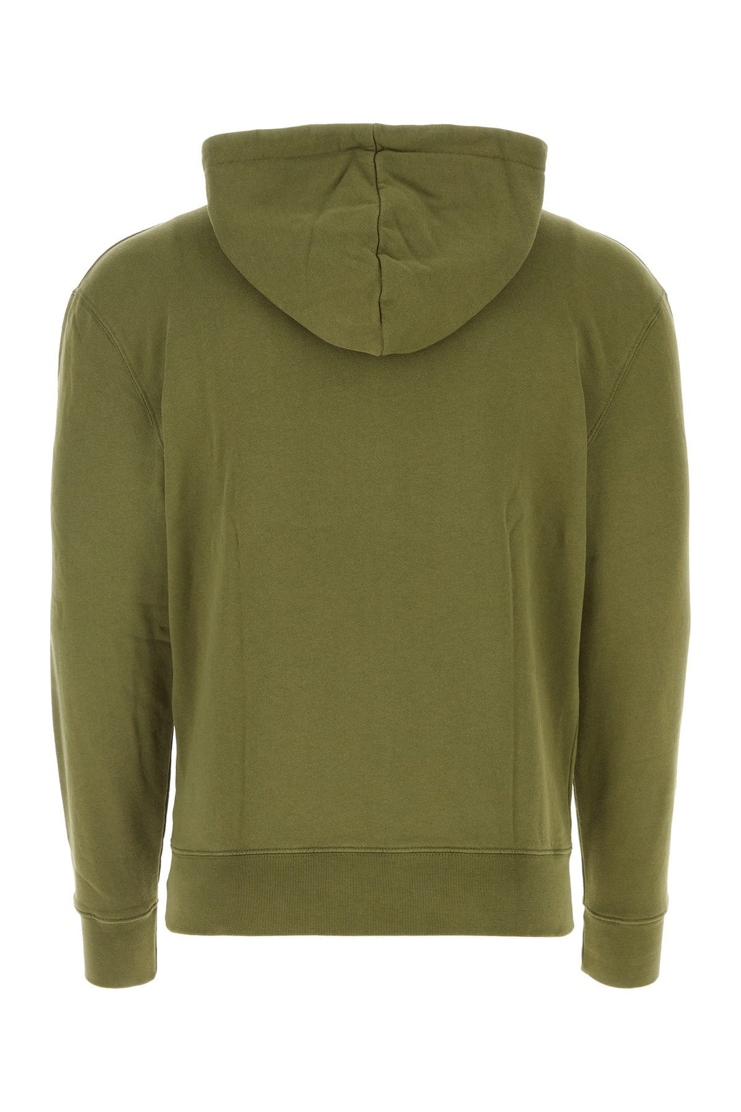 Army green cotton sweatshirt