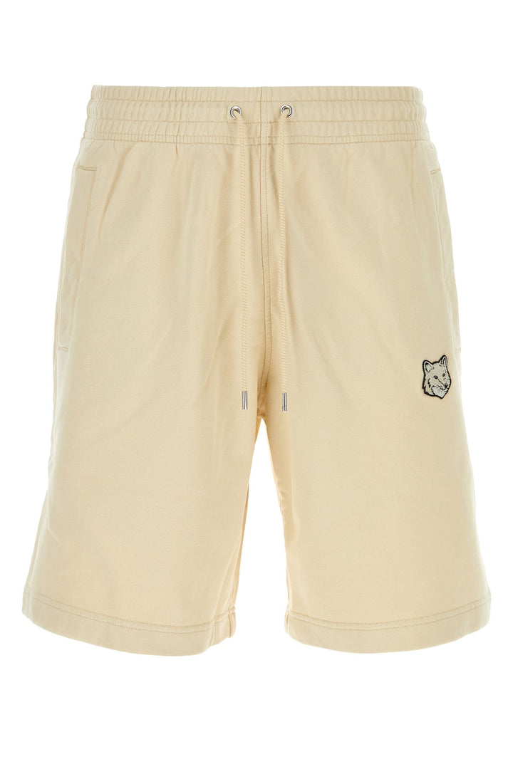 Sand cotton bermuda shorts